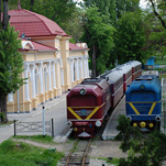 В Днепропетровске открытие железной дороги