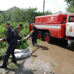 Работы по ликвидации последствий стихии в Ленинском районе Днепропетровска продолжаются