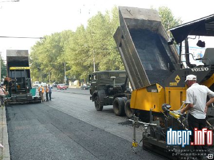 В районе Подстанции ведутся ремонтные дорожные работы (Фото)