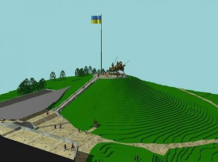 На Хортице снесли православный поклонный крест ради рекорда На Хортице снесли православный поклонный крест ради рекорда