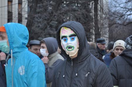Днепропетровцы пикетировали ОГА до позднего вечера (Фото, Видео) Днепропетровцы пикетировали ОГА до позднего вечера (Фото, Видео)