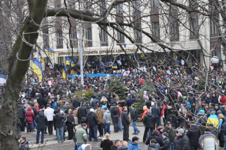 Сегодня в Днепропетровске прошел рекордный митинг (Фото, Видео)