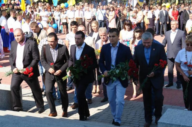 Днепропетровская «Солидарность» провела Марш Независимости и приняла   участие в городских мероприятиях ко Дню Независимости Украины