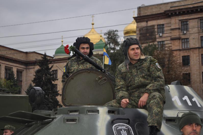 Как в Днепропетровске защитников поздравляли (Фото) Как в Днепропетровске защитников поздравляли (Фото)