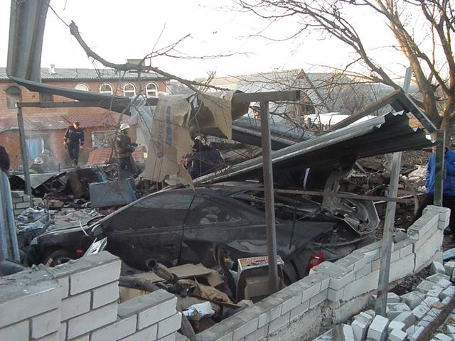 взрыв гаражей в Днепропетровске