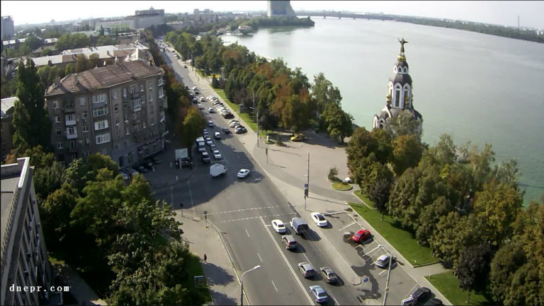 Перекресток Сичеславской Набережной и ул. Европейской