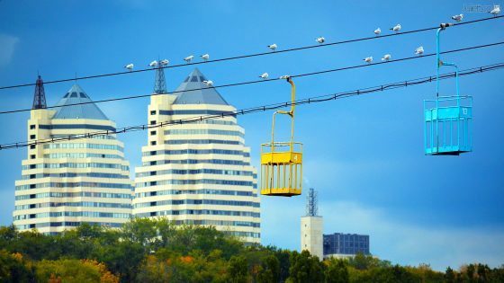 Работает ли канатная дорога в Днепре?