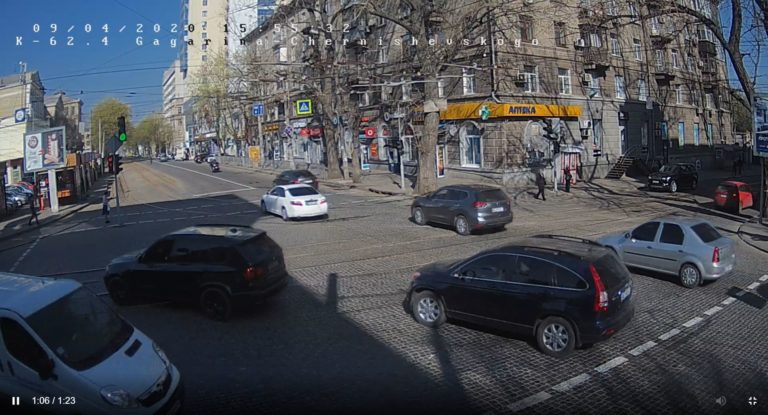 Перекресток пр. Гагарина и ул. Чернышевского