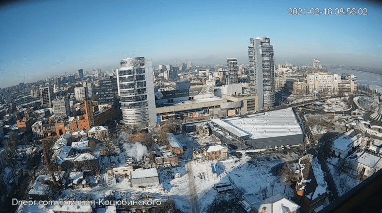 Строительство в р-не улиц Ломаной и Коцюбинского