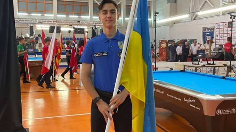 Дніпрянин здобув бронзову нагороду з більярдного спорту на Чемпіонаті Європи