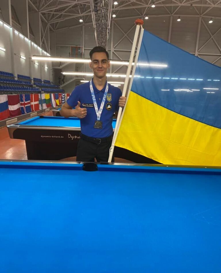 Дніпрянин виборов другу бронзу на Чемпіонаті Європи з більярдного спорту