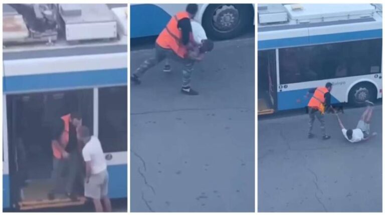 У Дніпрі водій тролейбуса випхав пасажира з салону