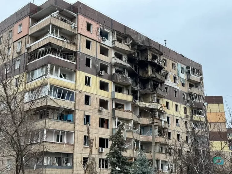 Пошкоджено близько 400 квартир: наслідки атаки рф по Кривому Рогу