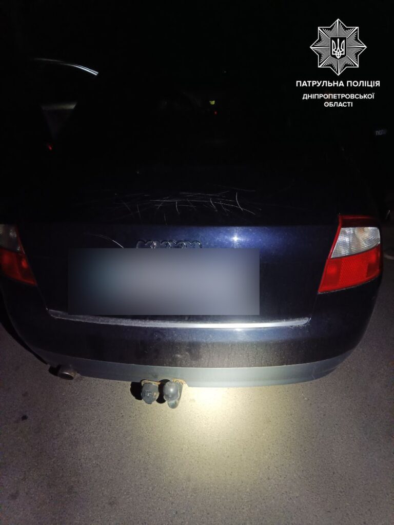 У Дніпрі затримали нетверезу водійку