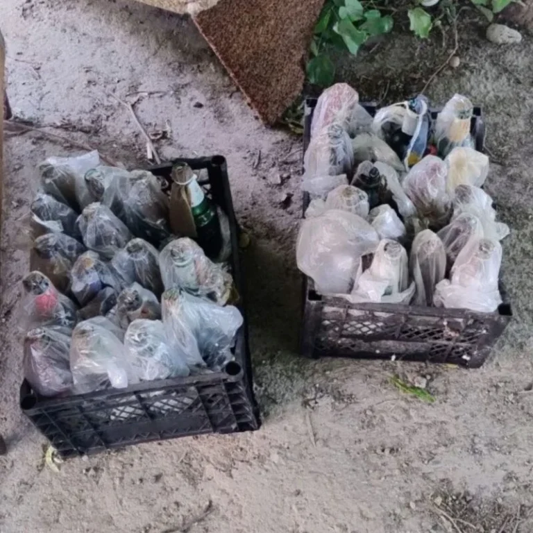 У Дніпрі посеред вулиці викинули два ящики коктейлів Молотова