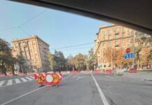 Ремонт трамвайних колій: у центрі Дніпра перекрили рух